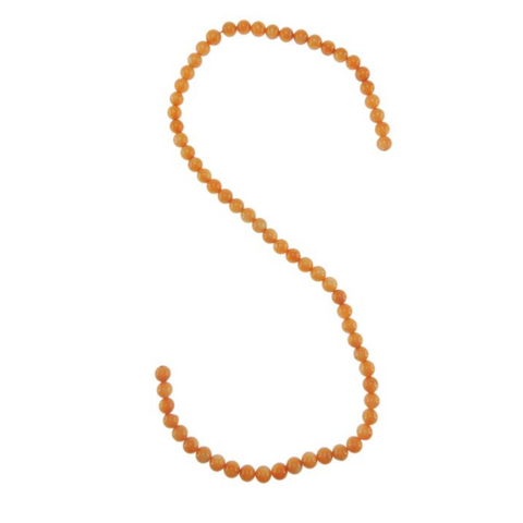 Shell Pearl 6mm Rounds - Orange