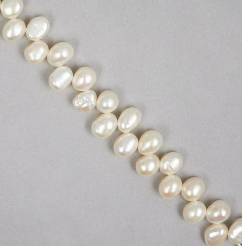 Freshwater Cultured Baroque Pearl Nugget - White