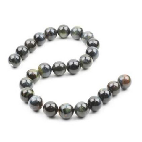 Blue Tigers Eye Plain Rounds - 16mm