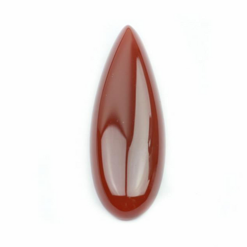 Red Agate Long Drop Cabochon