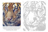 Tiger Colouring Page Digital Download