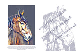 Horse Colouring Page Digital Download