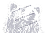 Brown Bear Colouring Page Digital Download