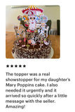 Mary Poppins Cake Topper