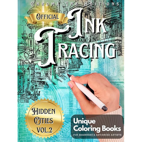 Ink Tracing Hidden Cities - Volume Two