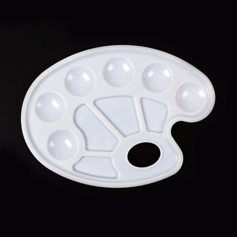 kidney Shaped Plastic Palette