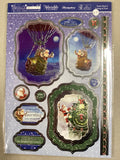 Hunkydory - Luxury Die Cut Decoupage Sheets - Snow Is Falling