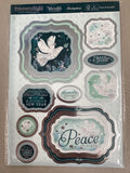 Hunkydory - Luxury Die Cut Decoupage Sheets - Christmas in Style