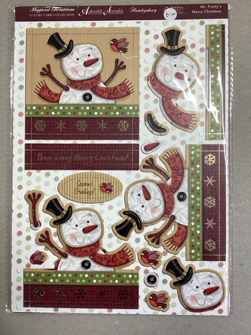 Hunkydory - Luxury Die Cut Decoupage Sheets - Magical Christmas