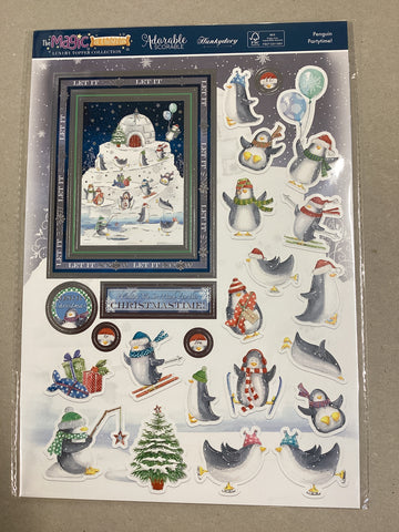 Hunkydory - Luxury Die Cut Decoupage Sheets - The Magic of Christmas
