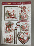 Hunkydory - Luxury Die Cut Decoupage Sheets - The Magic of Christmas
