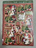 Hunkydory - Luxury Die Cut Decoupage Sheets - Classic Christmas