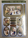 Hunkydory - Luxury Die Cut Decoupage Sheets - Classic Christmas