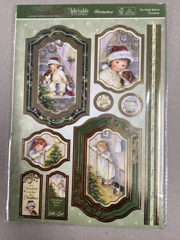 Hunkydory - Luxury Die Cut Decoupage Sheets - Classic Christmas