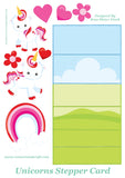 Unicorn Love Digital Cardmaking Download Kit