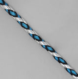 Braided Leatherette and Nylon Cord