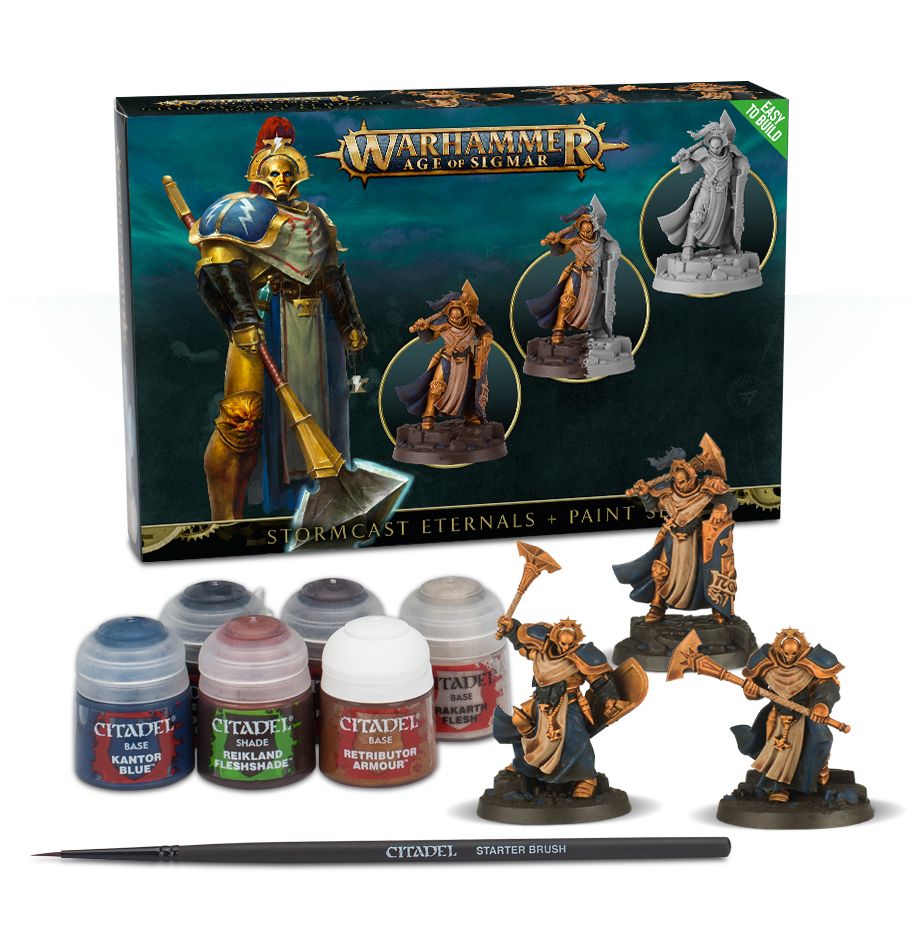 Age Of Sigmar: Stormcast Eternals Paint Set Age Of Sigmar: Stormcast Eternals Paint Set