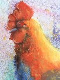 Rooster Watercolour