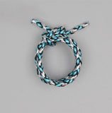 Braided Leatherette and Nylon Cord