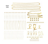 Jewellery Makers Essential Findings Packs - Gold