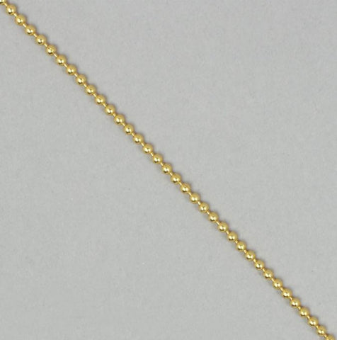 Plated Brass Round Ball chain