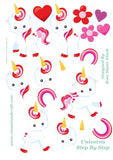 Unicorn Love Digital Cardmaking Download Kit