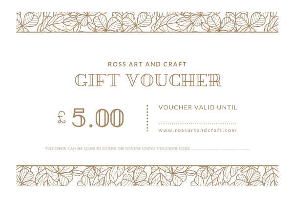 Ross Art and Craft Gift Card