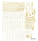Jewellery Makers Essential Findings Packs - Gold