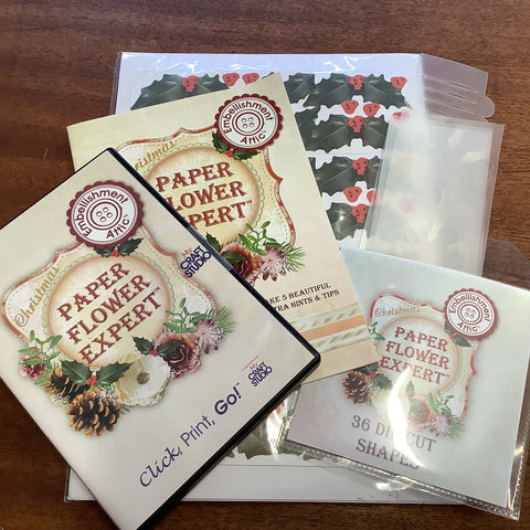 Christmas Paper Flower Expert Kit by My Craft Studio/Embellishment Attic